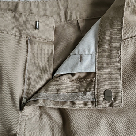 Juniors Khaki School Uniform Pants 7/8 - Picture 7 of 7